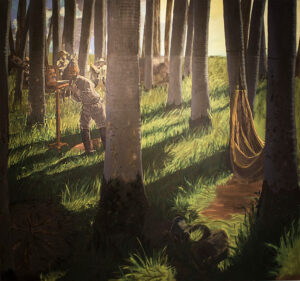 José Manuel Mesías b. 1990, Havana, Cuba; lives in Havana, Cuba El ascenso de Pedro Díaz y la muerte de Maceo, 2016–17