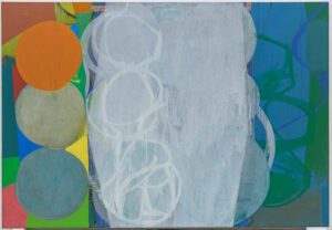 Flavio Garciandía b. 1954, Caibarién, Cuba; lives in Mexico City, Mexico Jasper Johns regresa a La Habana (Otro mojito, por favor), 2001 Oil on canvas
