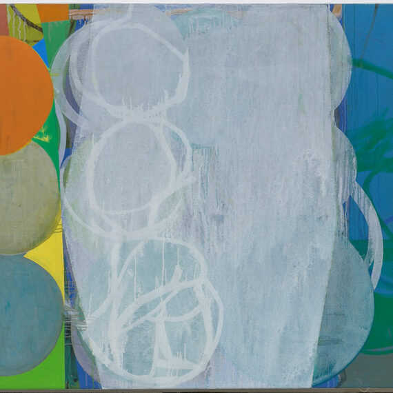 Flavio Garciandía b. 1954, Caibarién, Cuba; lives in Mexico City, Mexico Jasper Johns regresa a La Habana (Otro mojito, por favor), 2001 Oil on canvas