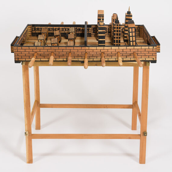 Abel Barroso b. 1971, Pinar del Río, Cuba; lives in Havana, Cuba Volver a casa, 2010 Xylograph on wood