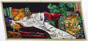 Athi-Patra Ruga b. 1984, South Africa The Sacred Versatile Queen and Autocrat of all Azania, 2014 Wool and thread on tapestry canvas