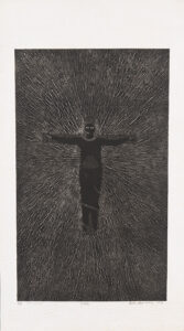 Belkis Ayón b. 1967–1999, Cuba Sikán, 1993 Collograph on paper