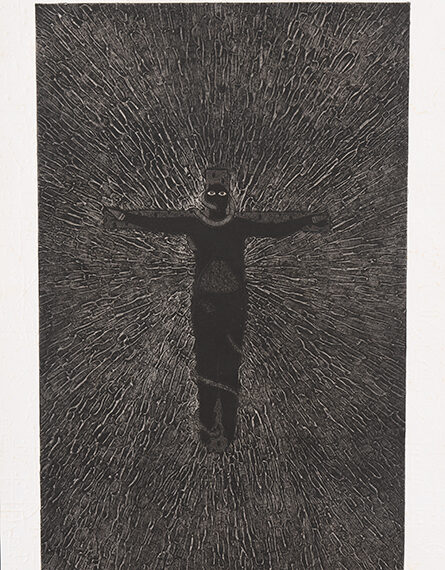 Belkis Ayón b. 1967–1999, Cuba Sikán, 1993 Collograph on paper