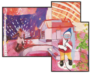 Dorothee Kreutzfeldt b. 1970, Namibia Ons Sal Sevier, 2002 Acrylic on canvas