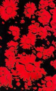 Kendell Geers b. 1968, South Africa Les Fleurs du mal 15460, 2019 Acrylic on canvas