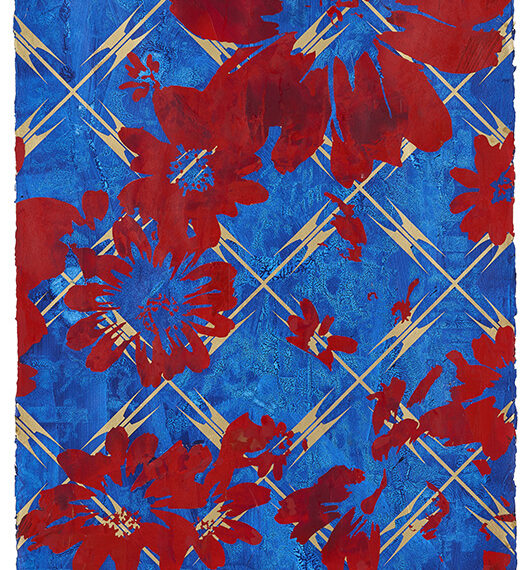 Kendell Geers b. 1968, South Africa Les Fleurs du Mal 302, 2018 Acrylic on paper