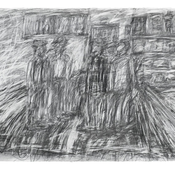 David Koloane b. 1938–2019, South Africa Bree Street III, 2008 Mixed media on paper