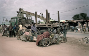 Leonce Raphael Agbodjelou b. 1965, Benin Borderlands, 2012 C-print on aluminum