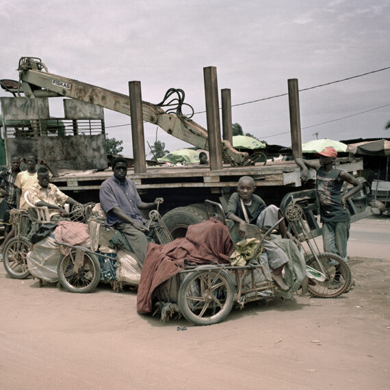 Leonce Raphael Agbodjelou b. 1965, Benin Borderlands, 2012 C-print on aluminum