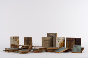 Lester Álvarez (b. 1984, Cuba) Maleza, 2015-16 Pyrography on wood, in 40 parts