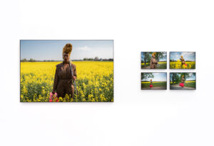 Lhola Amira b. 1984, South Africa LAGOM: Breaking Bread with the Self-Righteous XII–XVI, 2018 Giclée print on Hahnemühle Photo Rag Baryta