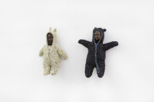 Maurice Mbikayi b. 1974, Congo Enfant I & Enfant II, 2019