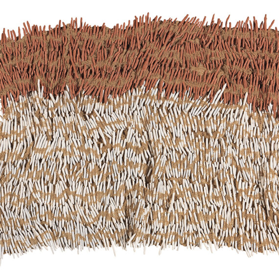 Nnenna Okore b. 1975, Nigeria Ahioke, 2008 Clay and burlap