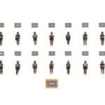 Rubén Torres Llorca b. 1957, Havana, Cuba; lives in Miami, United States Collection of the artist, 2001 Mixed media on wood and chalk on board