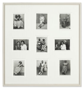Seydou Keïta b. 1921–2001, Mali Selected Bamako Studio Portraits, 1998 9 gelatin silver prints