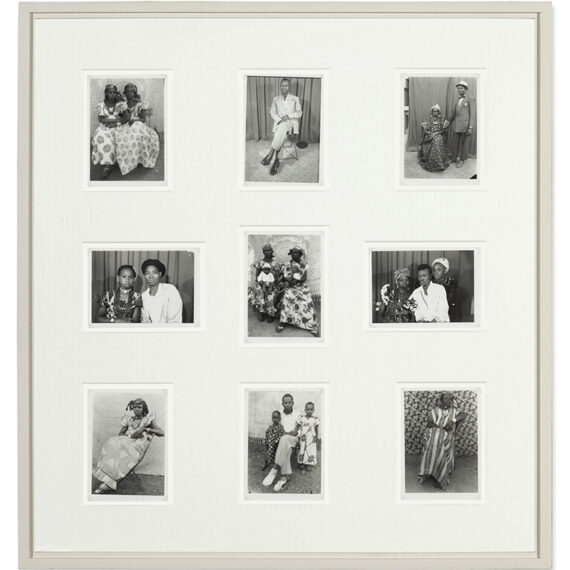 Seydou Keïta b. 1921–2001, Mali Selected Bamako Studio Portraits, 1998 9 gelatin silver prints
