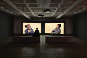 Sue Williamson b. 1941, South Africa That Particular Morning, 2019 2-channel video installation