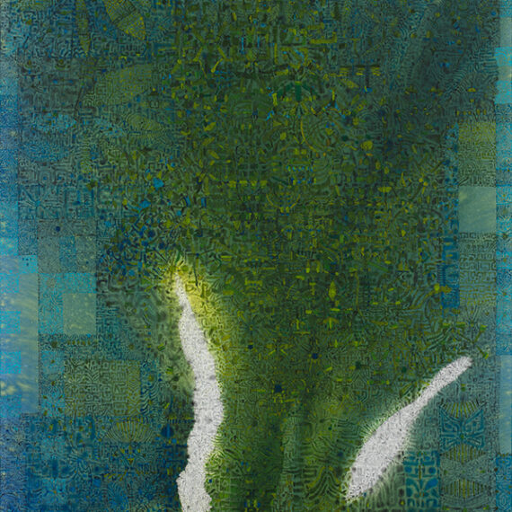 Tomm El-Saieh b. 1984, Haiti Barricade, 2019 Acrylic on canvas