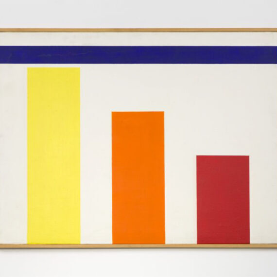 Waldo Balart b. 1931, Banes, Cuba; lives in Madrid, Spain Warm Colors Trilogy, 1979, from the series Non-empty Sets; Group: Modular Language Acrylic on canvas