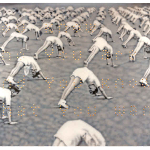 Raúl Cordero You Know Who You Are And You Know What You Want (for John Baldessari), 2020 b. 1971, Havana, Cuba; lives in Mexico City, Mexico Acrylic, polyester, and metallic pigments on canvas