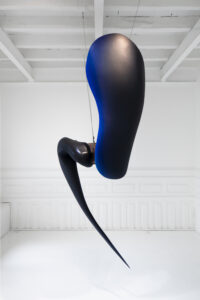 Teresa Solar (b. 1985, Spain) Tunnel Boring Machine, 2024 High-temperature clay, resin, acrylic, matte acrylic, varnish, and metal 93.30 x 39.37 x 31.49 inches