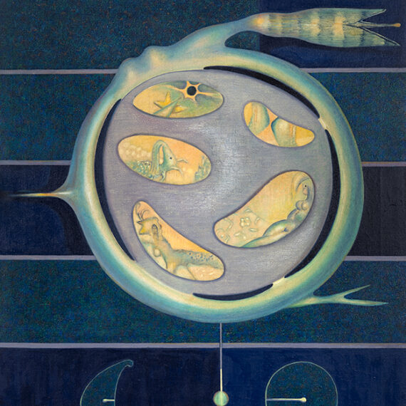 Roberto Álvarez Ríos b. 1932, Cuba; d. 2015, France La roue du destin, 1971 Mixed media on canvas