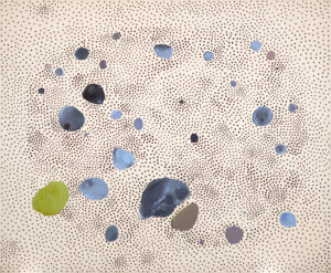 James Brown (b. 1951, United States; d. 2020, Mexico) The visible planets III, 2007 Oil and graphite on canvas 63.50 x 77 inches