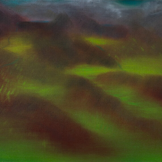 Miriam Cahn (b. 1949, Switzerland) Vegetationsstufen (Lunghin), 2001 Oil on canvas 18.90 x 26.18 inches