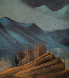 Alejandro Campins b. 1981, Cuba Mirada oportuna from the Tibet series, 2023 Oil on canvas