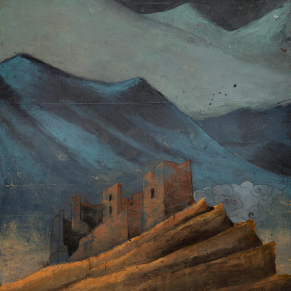 Alejandro Campins b. 1981, Cuba Mirada oportuna from the Tibet series, 2023 Oil on canvas