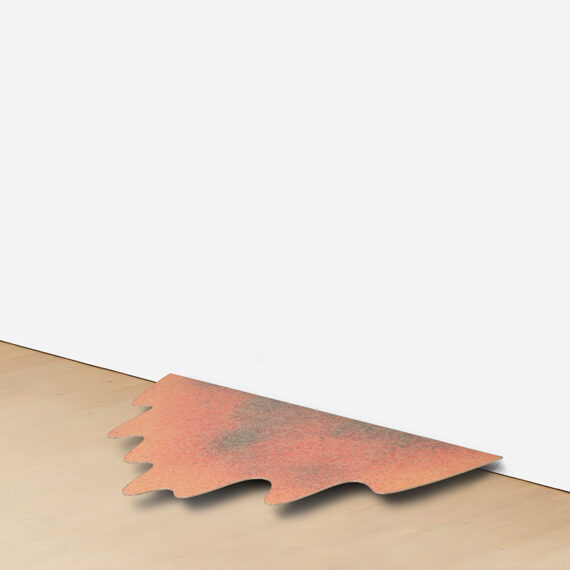 Teresita Fernández b. 1968, United States Liquid Flame, 2003 Digital print on vinyl, glass beads, aluminum, and MDF