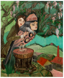 Rosa Loy b. 1958, Germany Meine liebe Chimäre, 2020 Casein on canvas