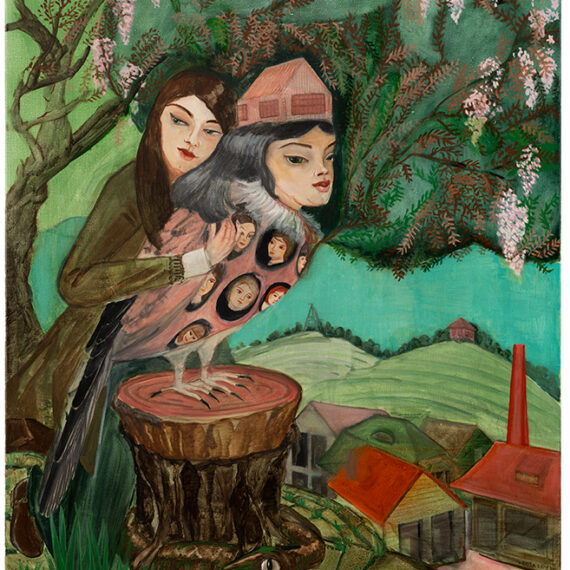 Rosa Loy b. 1958, Germany Meine liebe Chimäre, 2020 Casein on canvas