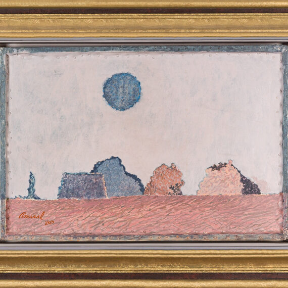 Jim Amaral b. 1933, Colombia Luna irreverente No. 91, 1988 Acrylic on linen