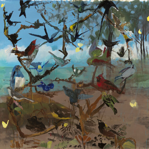 Enrique Martinez Celaya b. 1964, Cuba The Song of Claims, 2020 Oil and wax on canvas