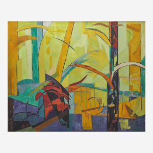 Judith Rothschild (b. 1921, United States; d. 1993, United States) Canyon #1 (JRF 57.02), 1957 Oil on canvas 40 x 50 inches