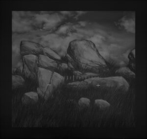 Marcelo Moscheta b. 1976, Brazil Three Works: Densitomerics #4-6, 2008 Graphite on PVC board, in 3 parts 24 x 25 inches each