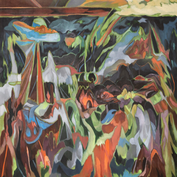 Emilio Perez b. 1972, United States Melancolía Tropical, 2020 Oil on linen 72 x 64 inches