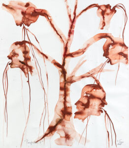 Barthélémy Toguo b. 1967, Cameroon Purification, 2005 Watercolor on paper 43.70 x 43.31 inches